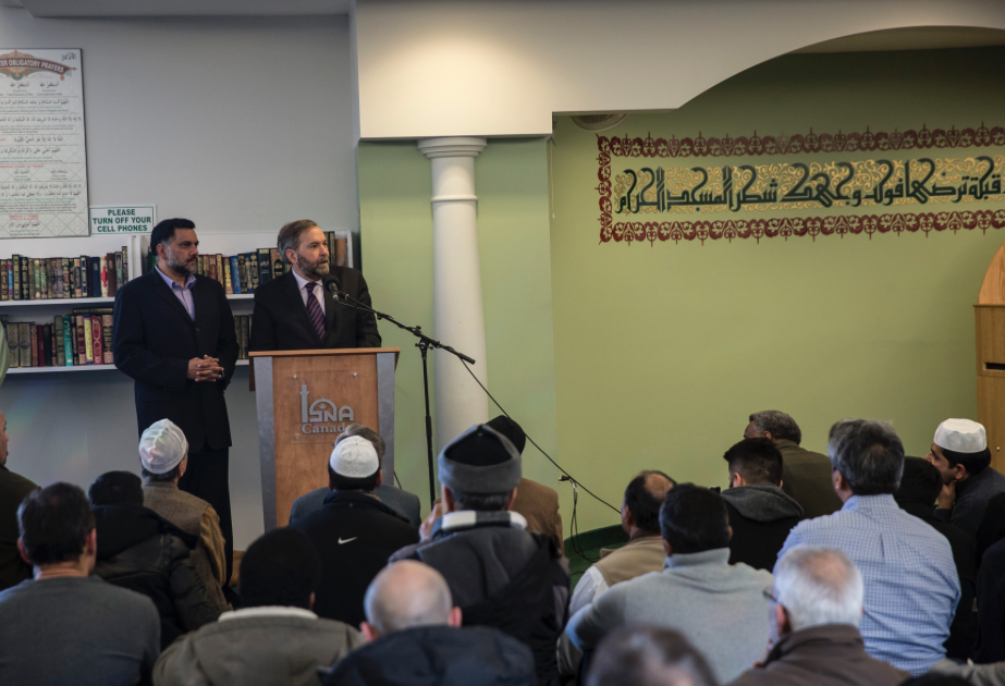 Muslims make remarkable contributions to Canada, Thomas Mulcair