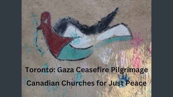 Gaza Ceasefire Pilgrimage in Toronto